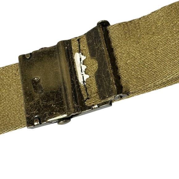 Hawaiian Print Webbing Belt Mens Sz Large Floral Adjustable Ribbon Retro - Picture 6 of 8